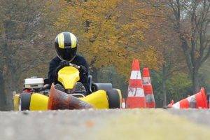 Kart, Fall, Racing