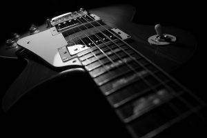 guitar, Dark, Les Paul