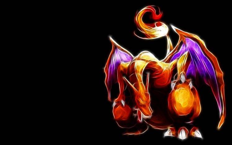 fire, Pokemon, Charizard, Fractalius HD Wallpaper Desktop Background