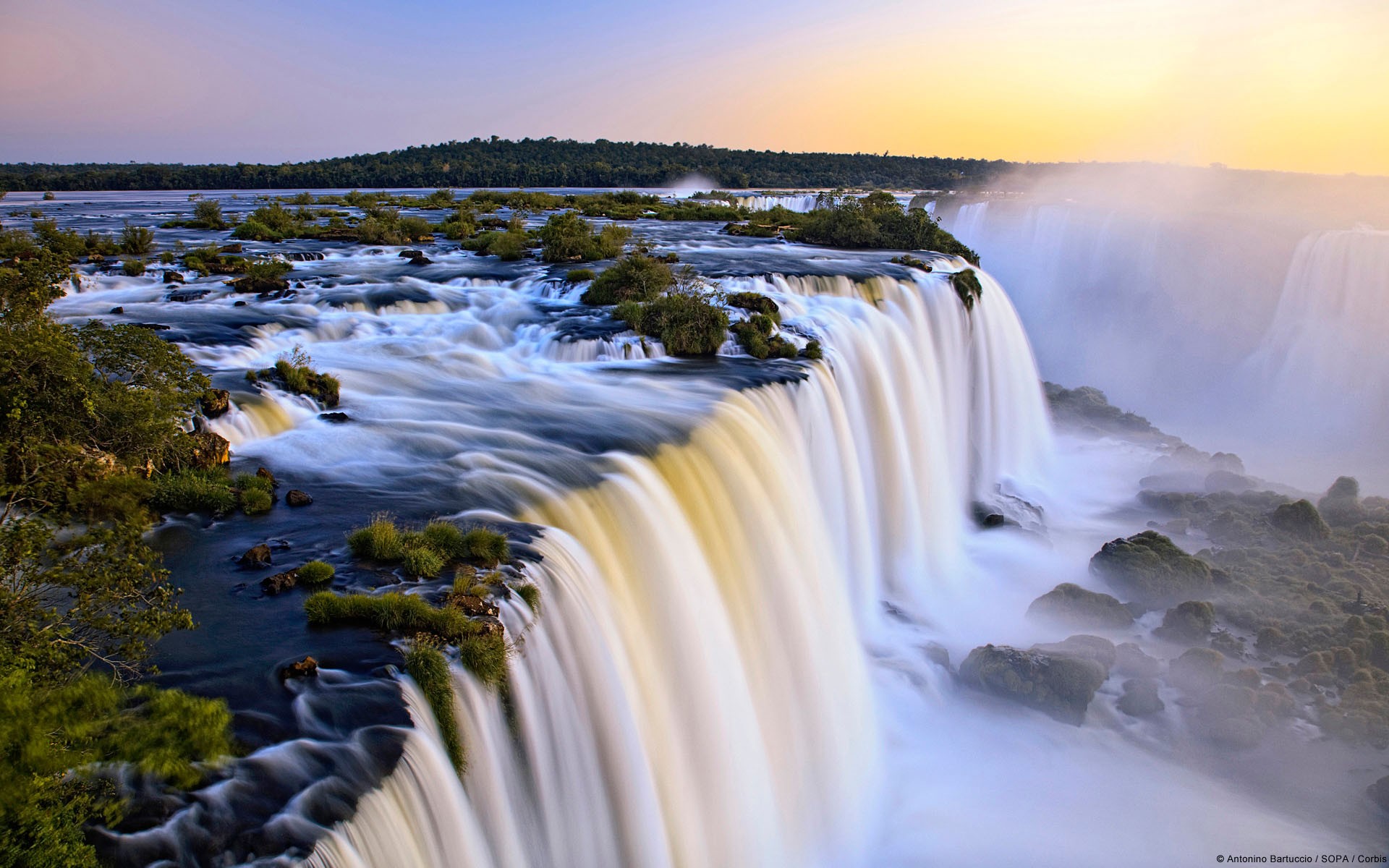 Iguazu, Argentina, Waterfall Wallpaper