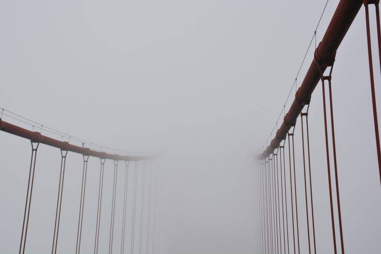 USA, Golden Gate Bridge, Mist HD Wallpaper Desktop Background