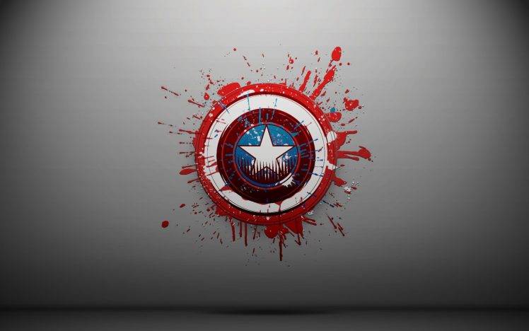 Minimalism Artwork Superhero Captain America Wallpapers Hd