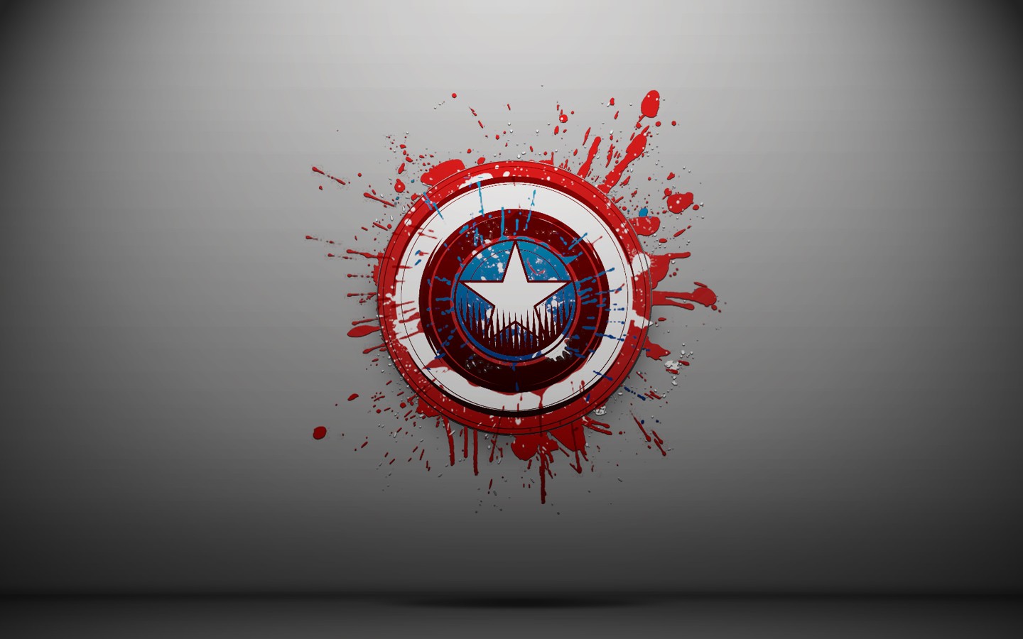 minimalism, Artwork, Superhero, Captain America Wallpaper