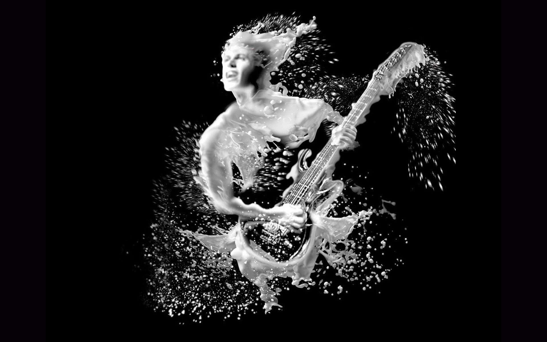 black Background Wallpaper