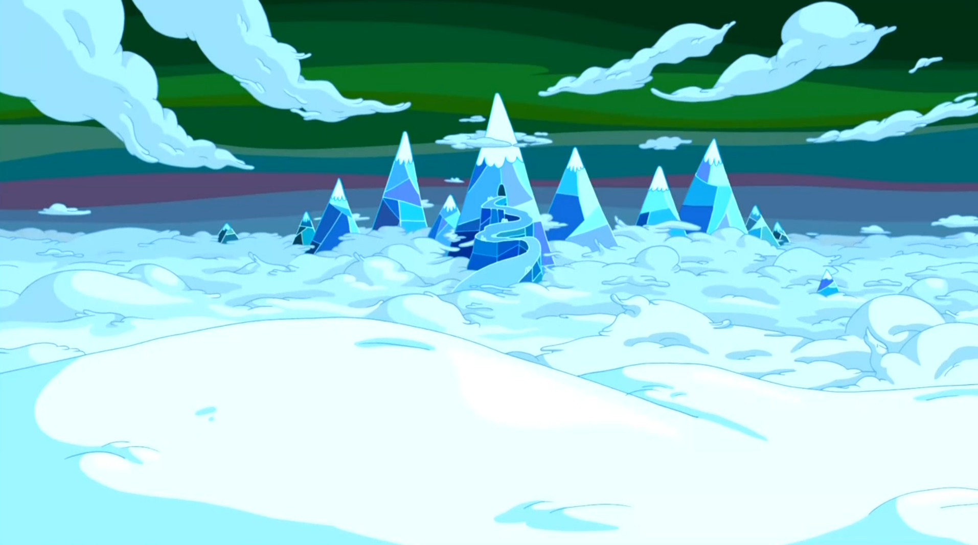 mountain, Adventure Time Wallpaper