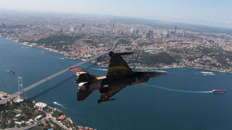 Istanbul, Turkey, Jet, Bosphorus, Bridge, Solo Turk HD Wallpaper Desktop Background