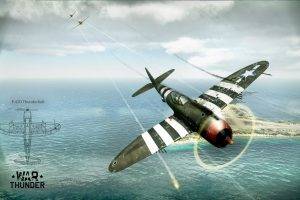 aircraft, Airplane, P 47 Thunderbolt, War, World War II, War Thunder