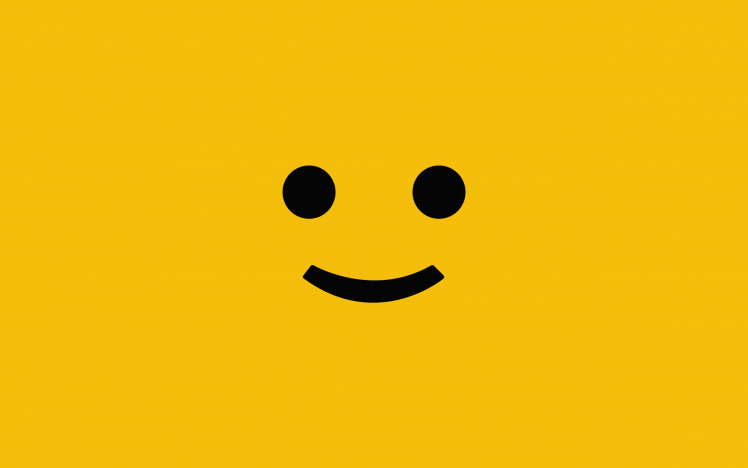 LEGO, Minimalism, Yellow HD Wallpaper Desktop Background