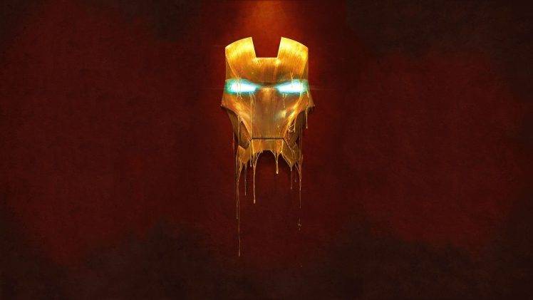 minimalism, Iron Man, Mask HD Wallpaper Desktop Background