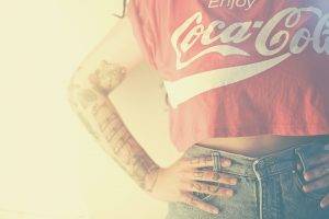 women, Tattoo, Coca Cola