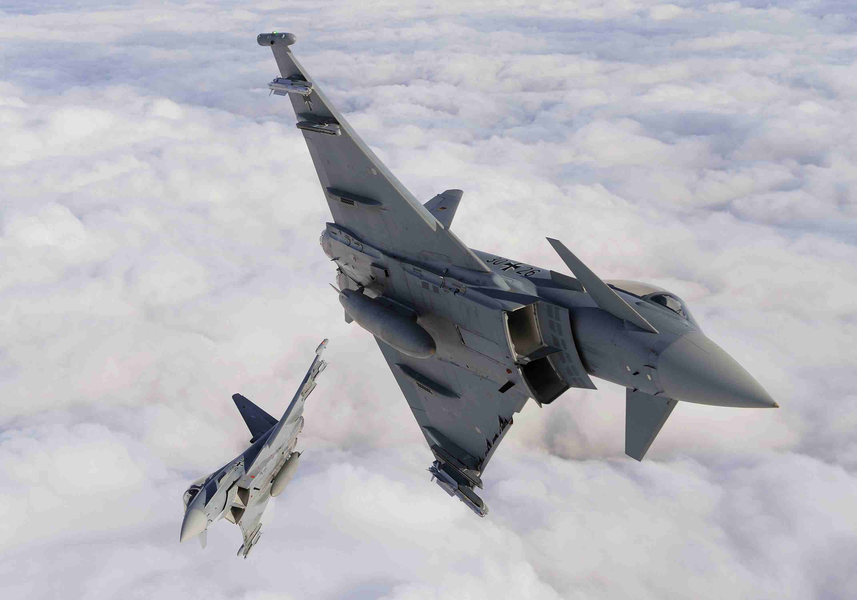 Eurofighter Typhoon, Airplane, Aircraft, Sky, Jet Wallpaper