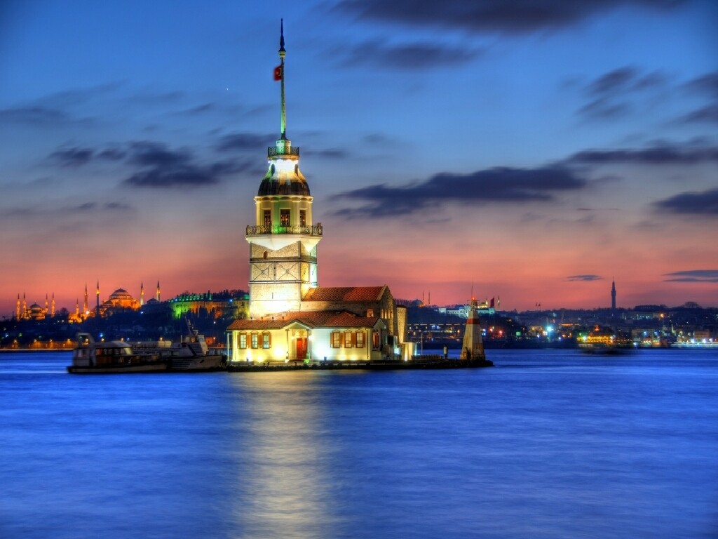 lighthouse, Turkey, Bay Wallpaper