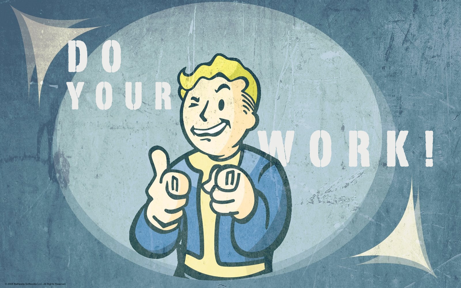 Fallout 3, Pip Boy, Vault Boy Wallpaper