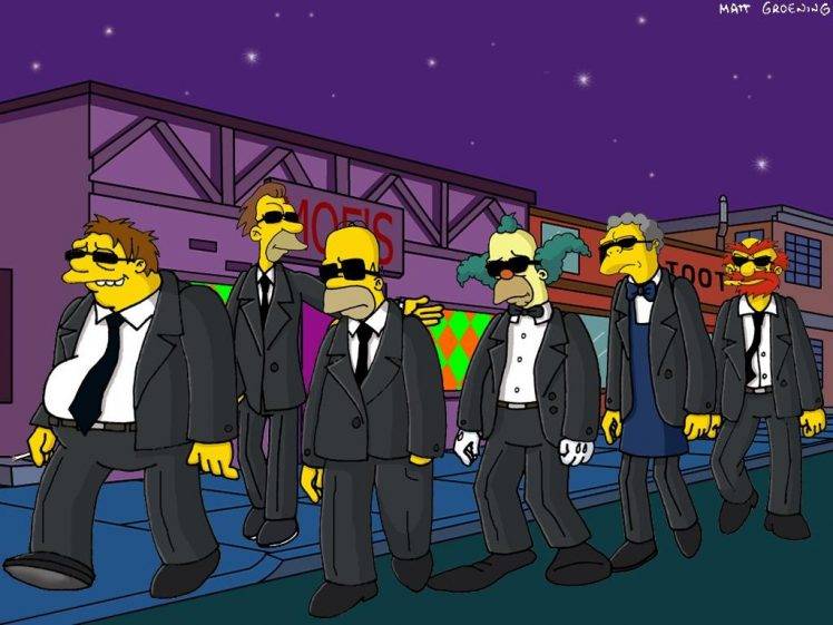 The Simpsons, Homer Simpson, Reservoir Dogs, Moe Szyslak HD Wallpaper Desktop Background