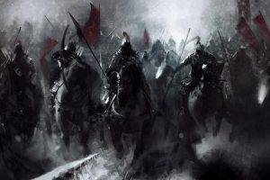 army, Cavalry, Bows, Medieval