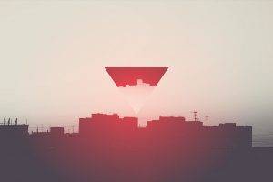 Hipster Photography, Minimalism, Triangle, City