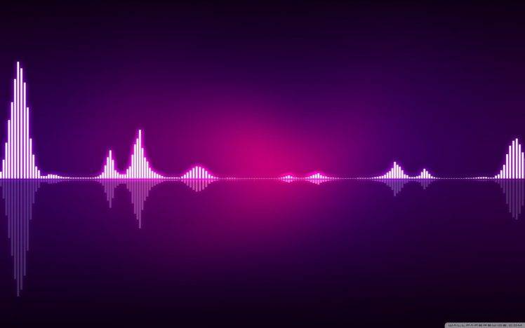 sound Wave, Simple Background HD Wallpaper Desktop Background