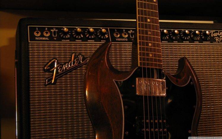 guitar, Fender, Amplifiers HD Wallpaper Desktop Background