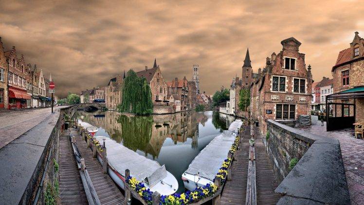 HDR, Building, Bruges HD Wallpaper Desktop Background