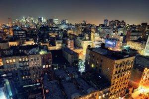 HDR, Building, Lights, New York City