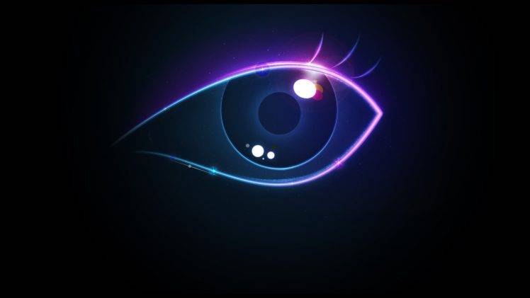 eyes, Neon Wallpapers HD / Desktop and Mobile Backgrounds