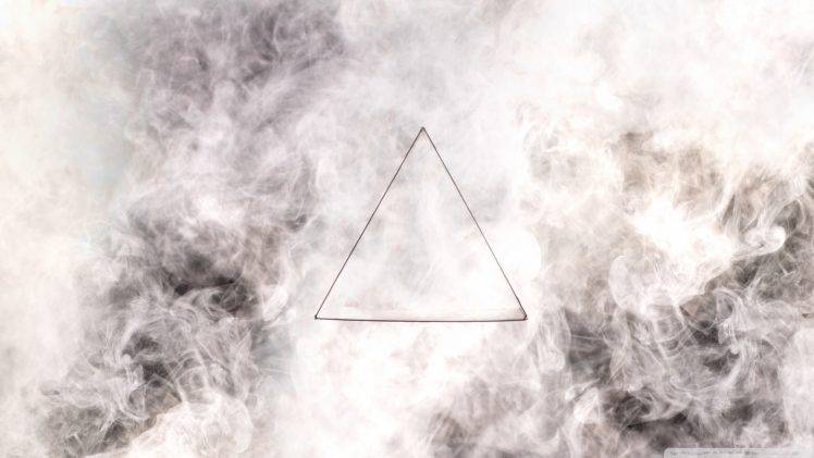 triangle, Minimalism, Smoke HD Wallpaper Desktop Background