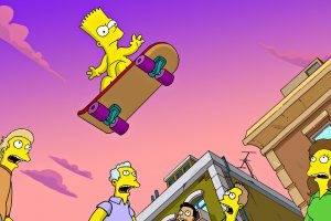 The Simpsons, Bart Simpson, Skateboard