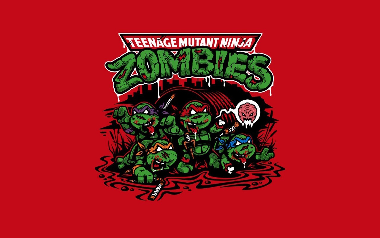 Teenage Mutant Ninja Turtles, Zombies Wallpaper