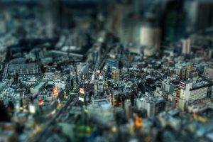 building, Blurred, Tokyo, Cityscape, Japan