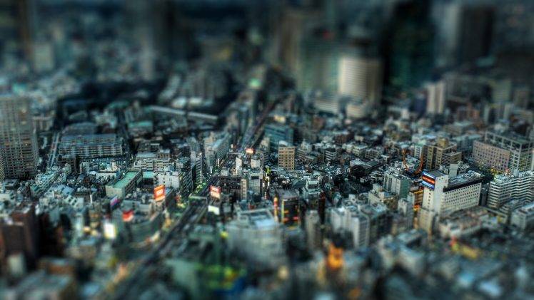 building, Blurred, Tokyo, Cityscape, Japan HD Wallpaper Desktop Background