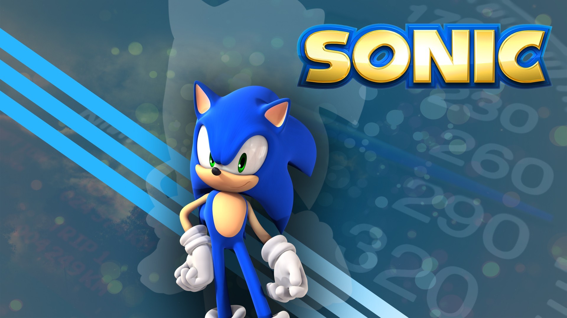 Sonic The Hedgehog, Speedometer Wallpaper