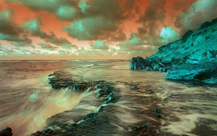 water, Clouds, Adobe Photoshop HD Wallpaper Desktop Background