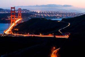 cityscape, Building, Long Exposure, Golden Gate Bridge, Bridge, San Francisco, USA