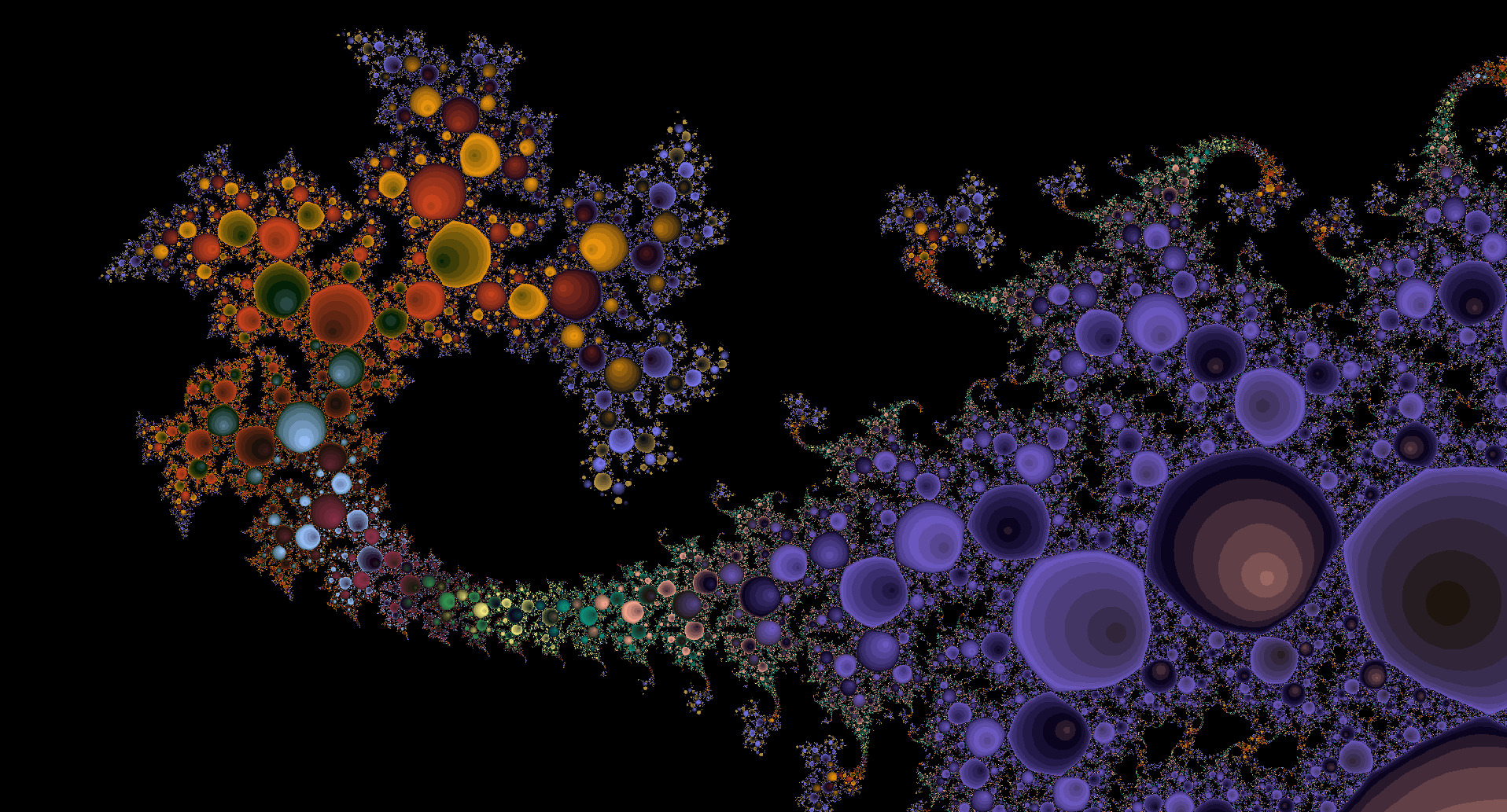 fractal, Colorful Wallpaper