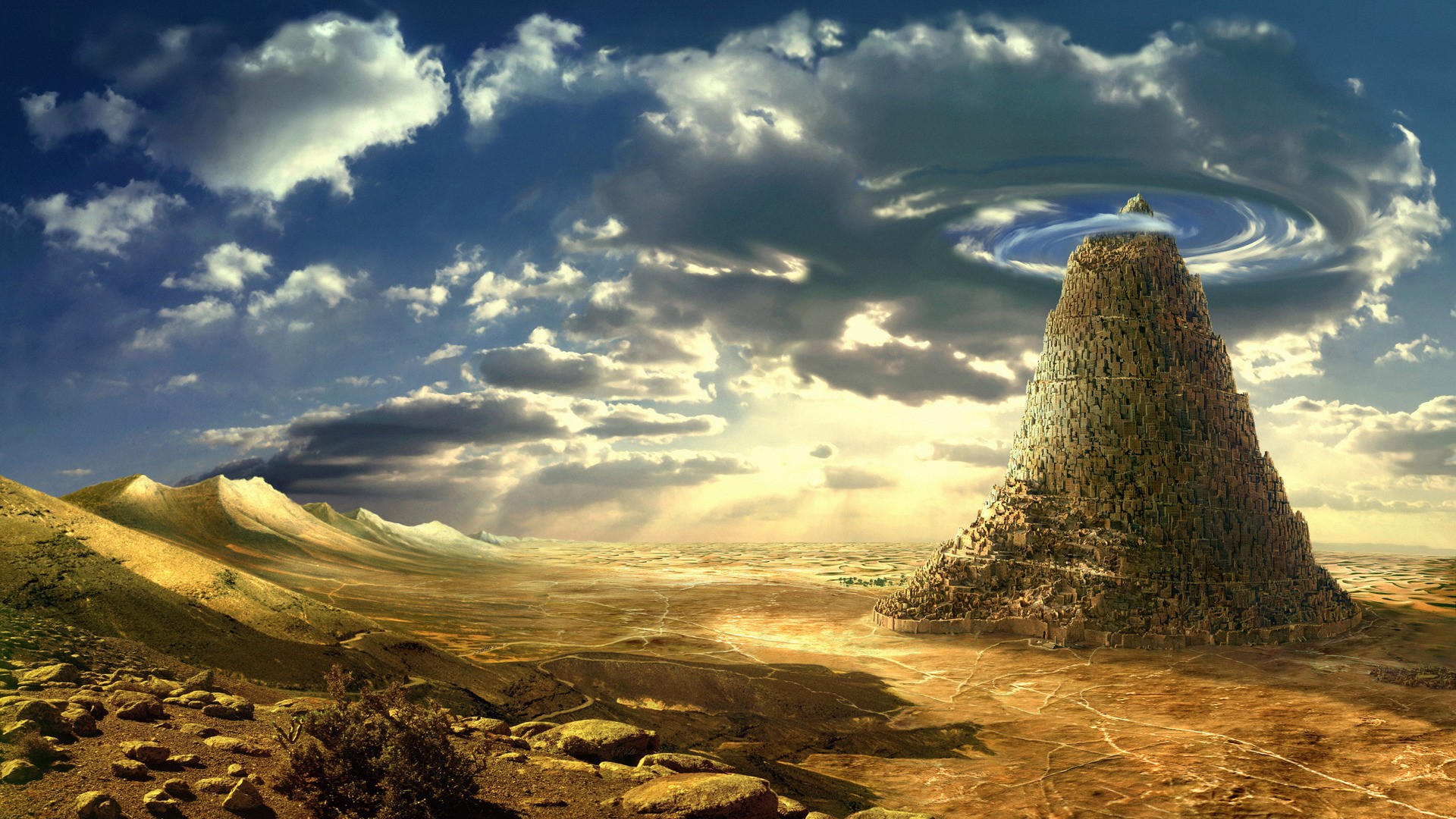 babylone, Tower, Tower Of Babel Wallpaper