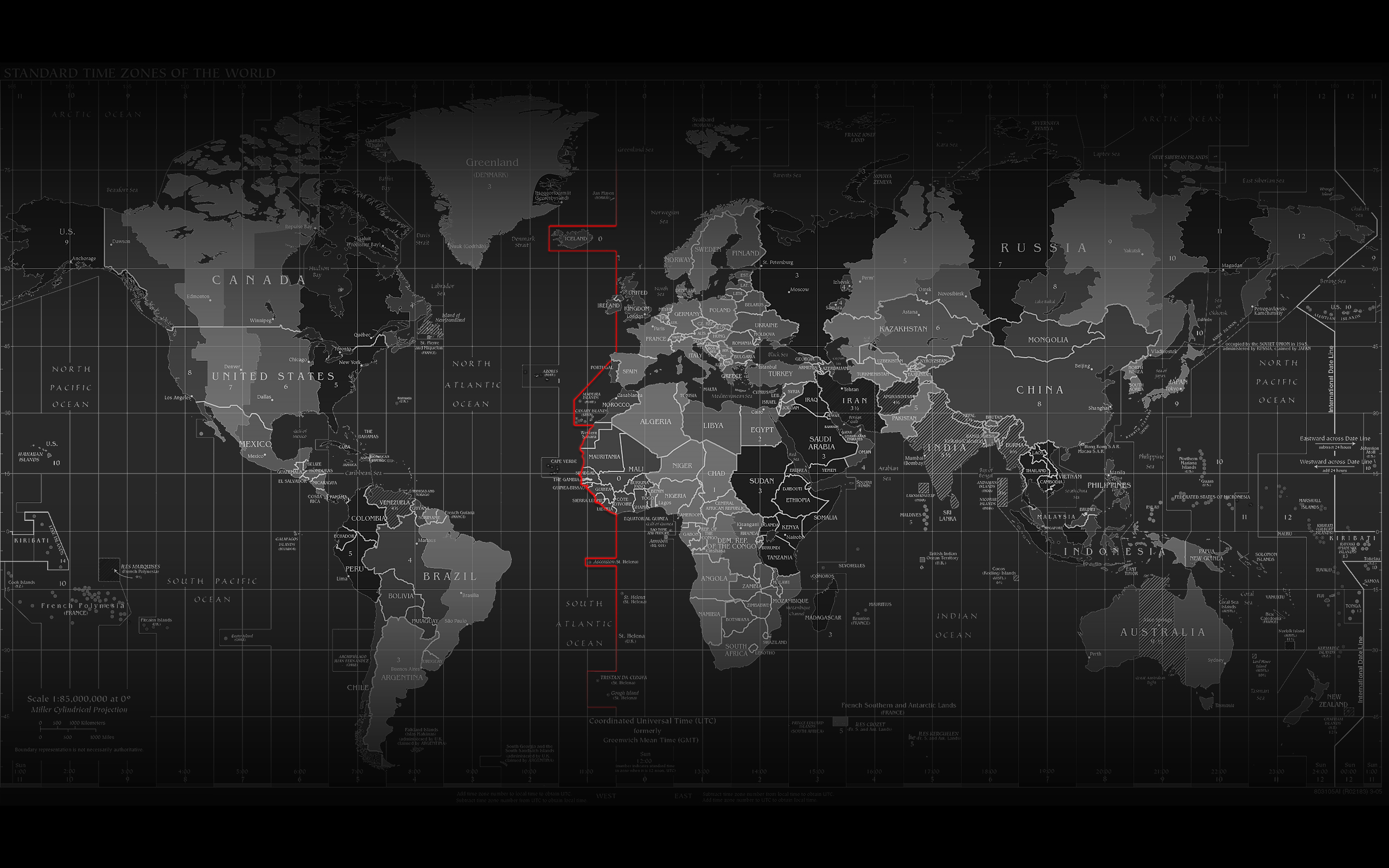 time Zones, Infographics, Time, World, Map Wallpaper