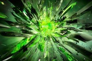 crystal, Green