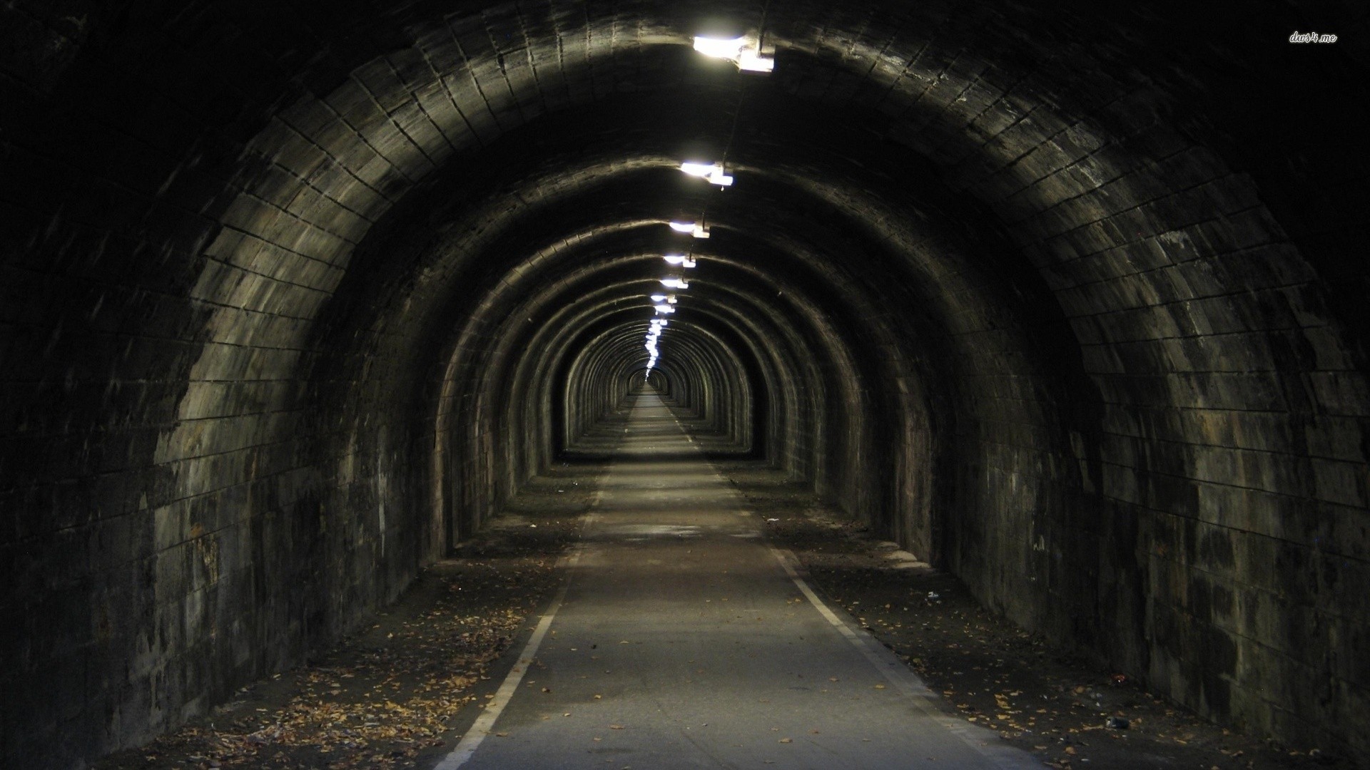 tunnel, Road Wallpaper