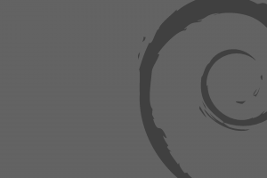 Debian, Gray, Dark, Monochrome, Linux, Simple