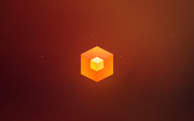 Fez, Cube, Orange HD Wallpaper Desktop Background