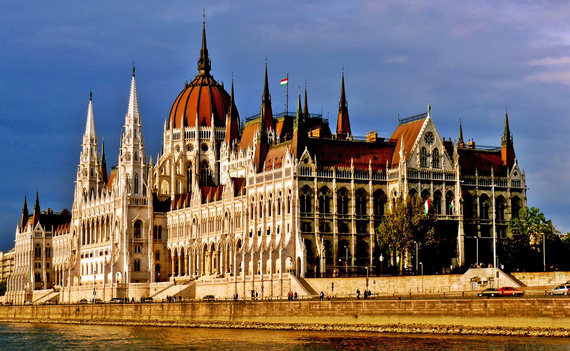building, Budapest, Hungary, Hungarian Parliament Building Wallpaper