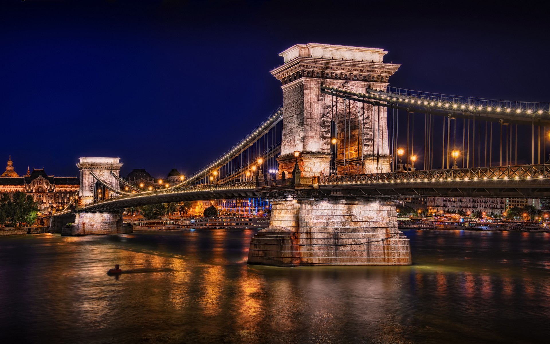 Chain Bridge, Hungary, Bridge, Budapest Wallpaper