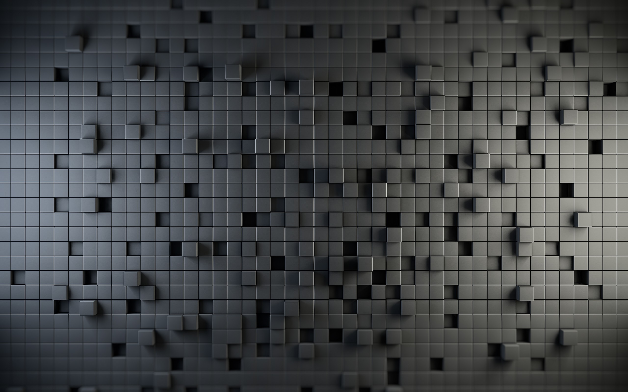 gray, Cube Wallpaper
