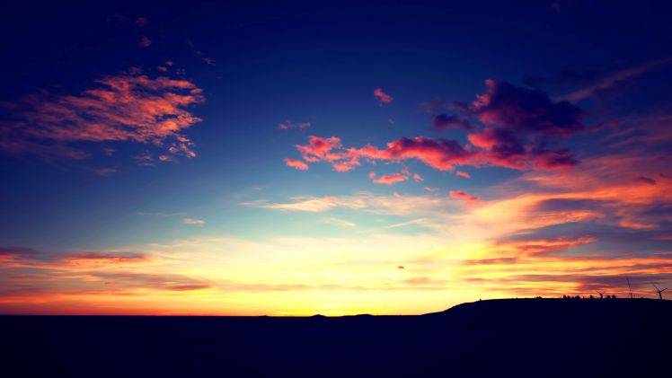 sunset, Sun, Clouds, Sky HD Wallpaper Desktop Background