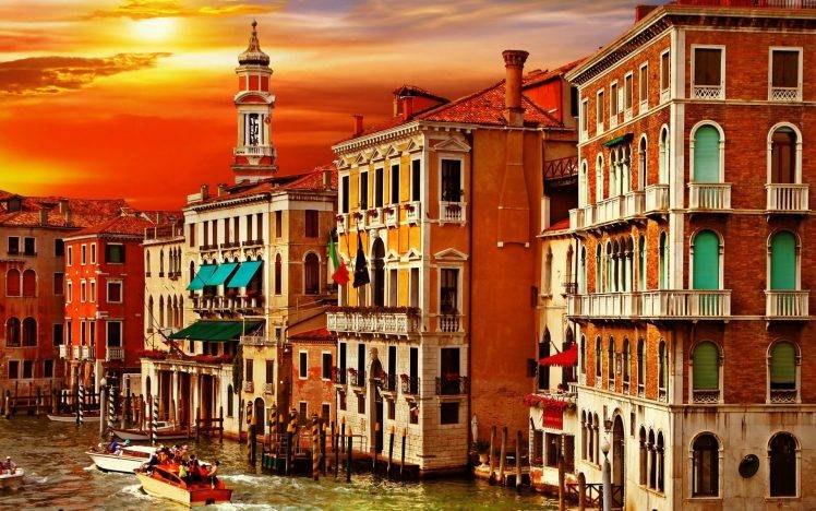 Venezia Canal Grande, Italy HD Wallpaper Desktop Background
