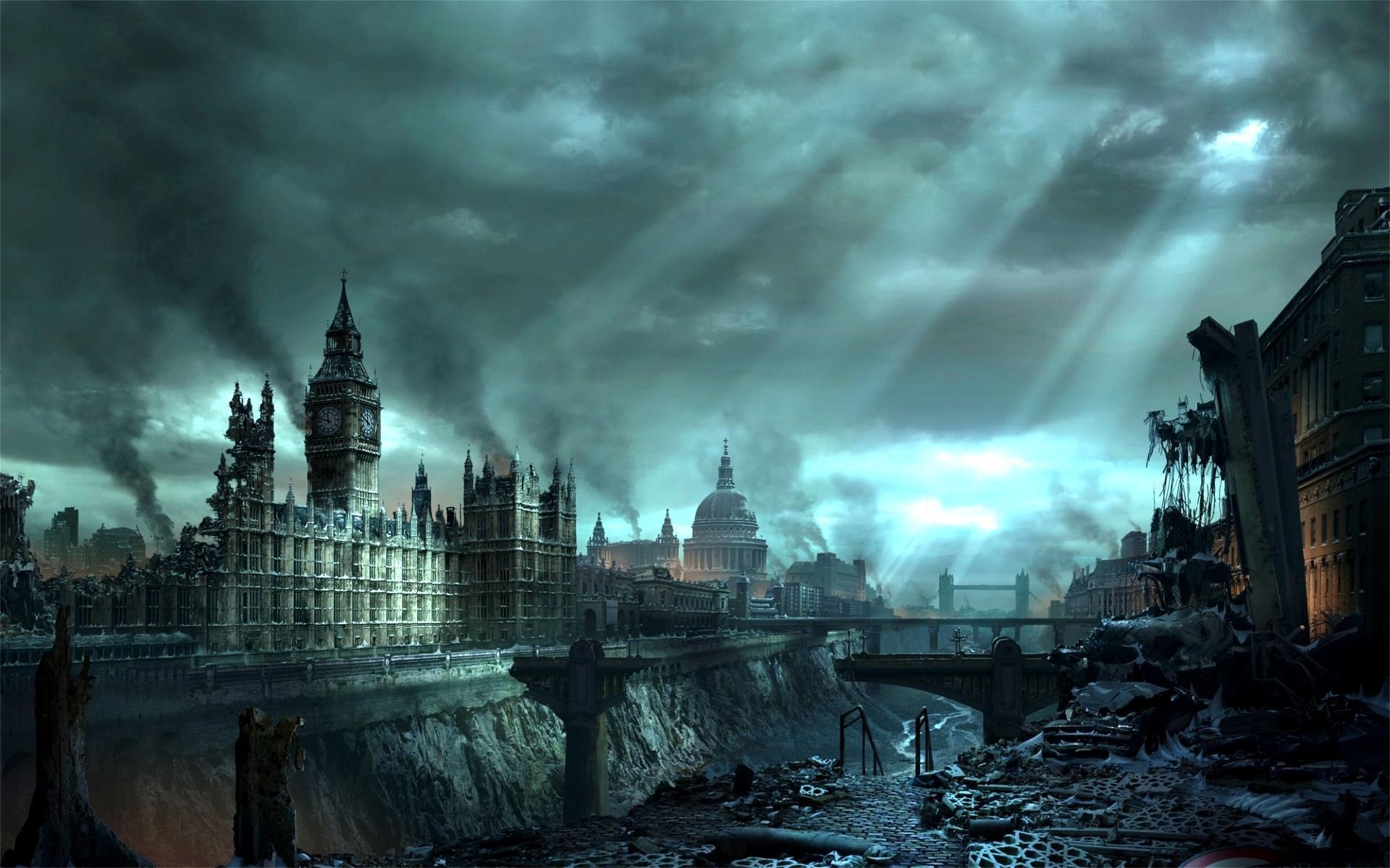 apocalyptic, Cityscape, London, Hellgate: London Wallpaper