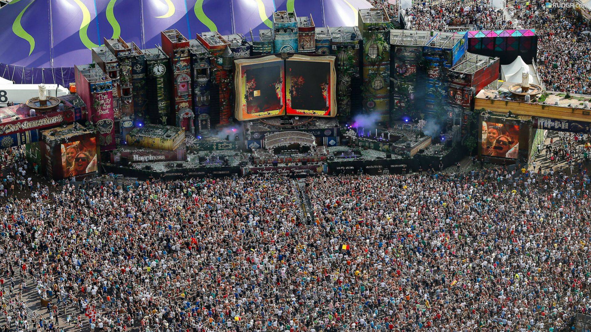EDM, Concerts, Music, Dubstep, Drumstep, Chillstep, Festivals, Tomorrowland Wallpaper