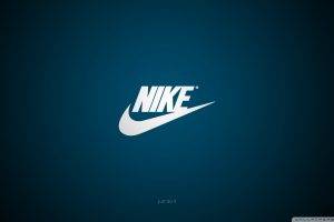 Nike, Logo, Blue