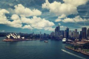 sky, Sydney, Sydney Opera House, Australia, Urban, Building, Arch, Architecture, City, Cityscape