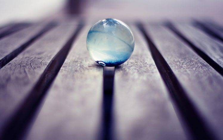 photography, Macro, Marble, Wood, Wooden Surface, Translucent, Blue HD Wallpaper Desktop Background